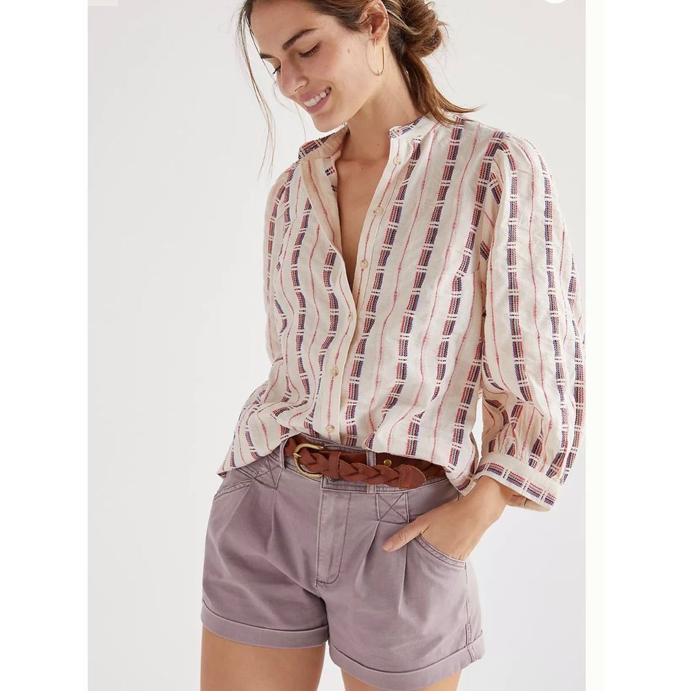 Anthropologie Pilcro & the Letterpress the Bella femme button down shirt